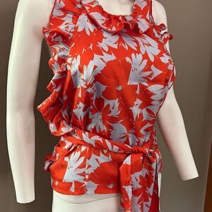 J Crew Flounce Floral Halter Top Small